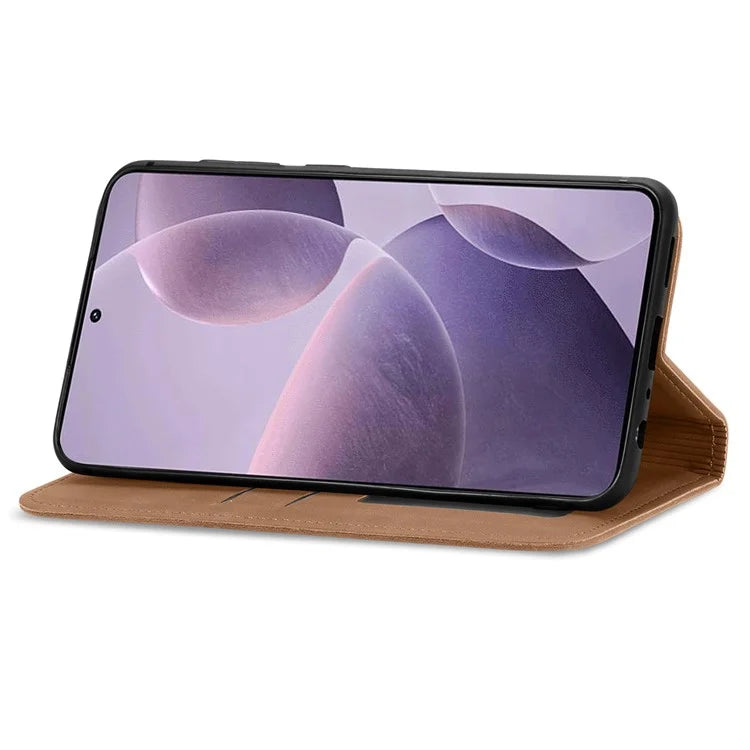 For Xiaomi Poco F6 Pro 5G / Redmi K70 5G / K70 Pro 5G Case Skin-Touch Leather Cover with Card Slots