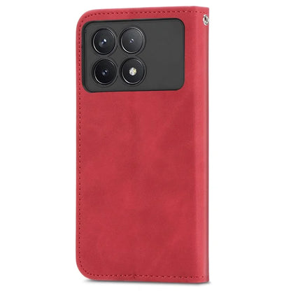 For Xiaomi Poco F6 Pro 5G / Redmi K70 5G / K70 Pro 5G Case Skin-Touch Leather Cover with Card Slots