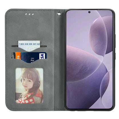 For Xiaomi Poco F6 Pro 5G / Redmi K70 5G / K70 Pro 5G Case Skin-Touch Leather Cover with Card Slots