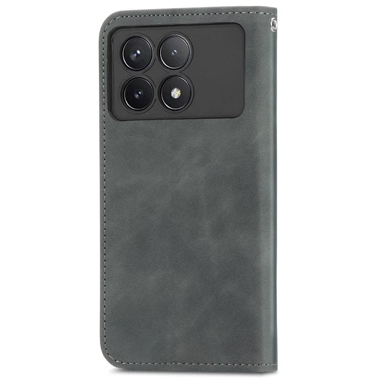 For Xiaomi Poco F6 Pro 5G / Redmi K70 5G / K70 Pro 5G Case Skin-Touch Leather Cover with Card Slots