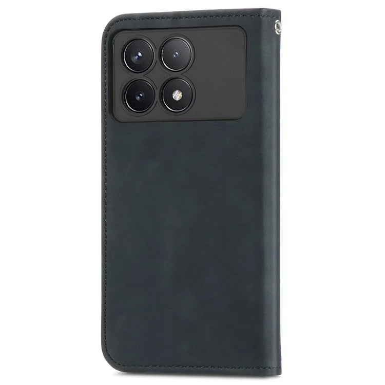 For Xiaomi Poco F6 Pro 5G / Redmi K70 5G / K70 Pro 5G Case Skin-Touch Leather Cover with Card Slots