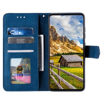 For iPhone 16 Protective Case Splicing Stitching Leather Flip Phone Cover