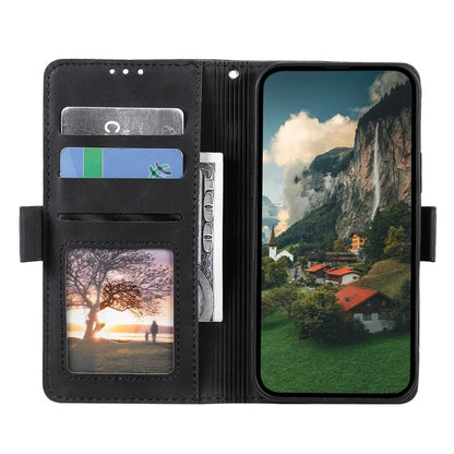 For iPhone 16 Case Vintage Splicing Shockproof Leather Phone Cover