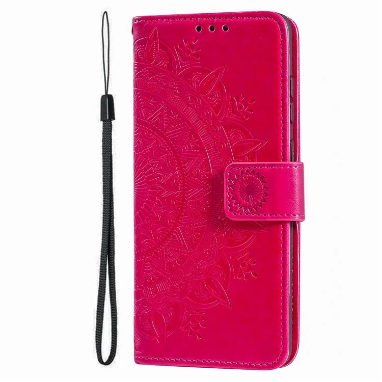 For iPhone 16 Plus Wallet Case Imprinted Totem PU Leather Stand Phone Cover