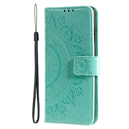 For iPhone 16 Plus Wallet Case Imprinted Totem PU Leather Stand Phone Cover