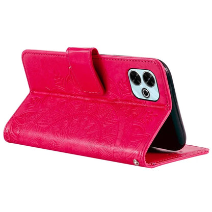 For Xiaomi Redmi 13 5G / 4G Phone Case Imprinted Totem PU Leather Wallet Cover with Stand
