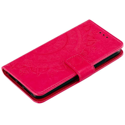 For Xiaomi Redmi 13 5G / 4G Phone Case Imprinted Totem PU Leather Wallet Cover with Stand