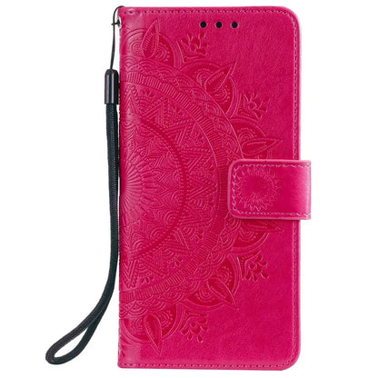 For Xiaomi Redmi 13 5G / 4G Phone Case Imprinted Totem PU Leather Wallet Cover with Stand