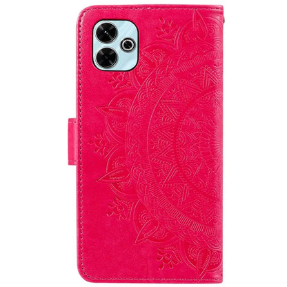 For Xiaomi Redmi 13 5G / 4G Phone Case Imprinted Totem PU Leather Wallet Cover with Stand
