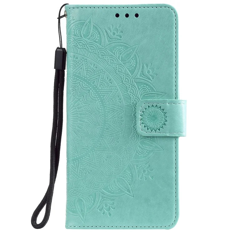 For Xiaomi Redmi 13 5G / 4G Phone Case Imprinted Totem PU Leather Wallet Cover with Stand