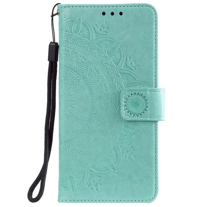 For Xiaomi Redmi 13 5G / 4G Phone Case Imprinted Totem PU Leather Wallet Cover with Stand