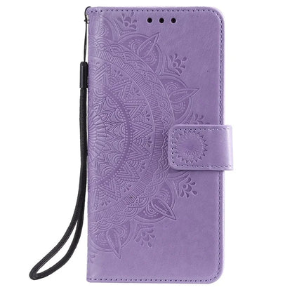 For Xiaomi Redmi 13 5G / 4G Phone Case Imprinted Totem PU Leather Wallet Cover with Stand