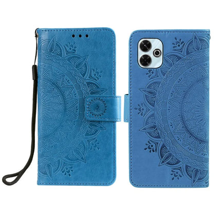 For Xiaomi Redmi 13 5G / 4G Phone Case Imprinted Totem PU Leather Wallet Cover with Stand