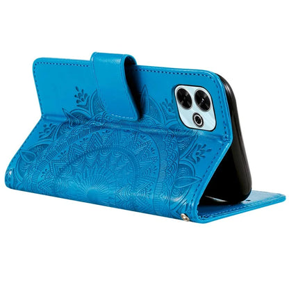 For Xiaomi Redmi 13 5G / 4G Phone Case Imprinted Totem PU Leather Wallet Cover with Stand