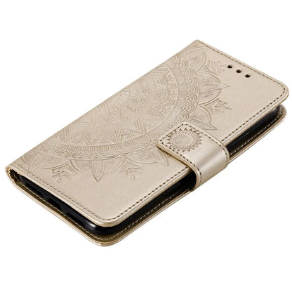 For Xiaomi Redmi 13 5G / 4G Phone Case Imprinted Totem PU Leather Wallet Cover with Stand