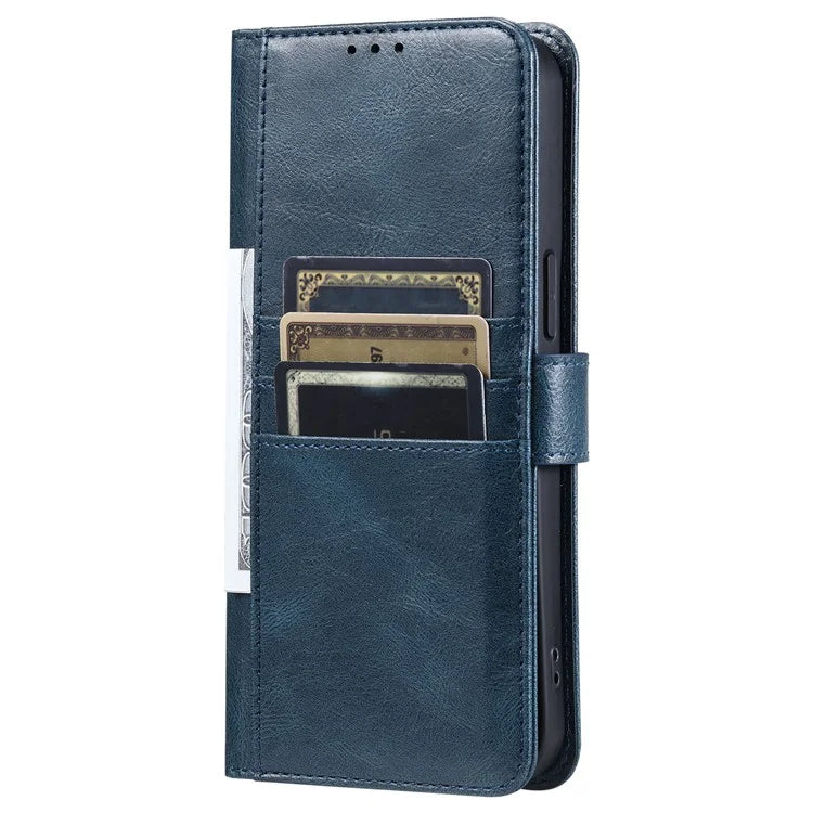 013 Style For Xiaomi Redmi 13 5G / 4G Case Anti-Fall PU Leather Phone Cover with 6 Card Slots