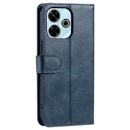 013 Style For Xiaomi Redmi 13 5G / 4G Case Anti-Fall PU Leather Phone Cover with 6 Card Slots