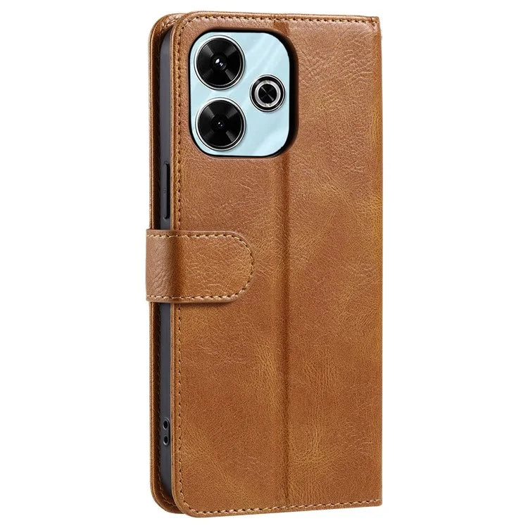 013 Style For Xiaomi Redmi 13 5G / 4G Case Anti-Fall PU Leather Phone Cover with 6 Card Slots