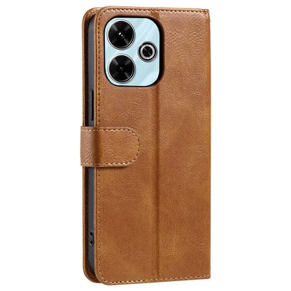 013 Style For Xiaomi Redmi 13 5G / 4G Case Anti-Fall PU Leather Phone Cover with 6 Card Slots