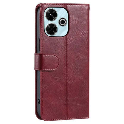 013 Style For Xiaomi Redmi 13 5G / 4G Case Anti-Fall PU Leather Phone Cover with 6 Card Slots
