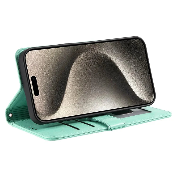 013 Style For Xiaomi Redmi 13 5G / 4G Case Anti-Fall PU Leather Phone Cover with 6 Card Slots