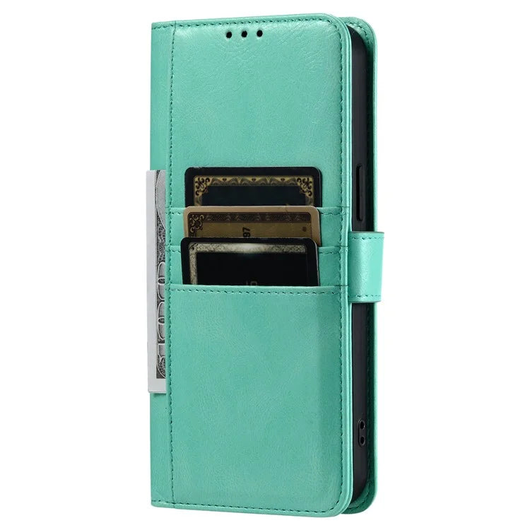 013 Style For Xiaomi Redmi 13 5G / 4G Case Anti-Fall PU Leather Phone Cover with 6 Card Slots