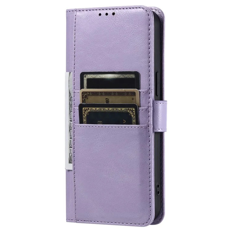 013 Style For Xiaomi Redmi 13 5G / 4G Case Anti-Fall PU Leather Phone Cover with 6 Card Slots