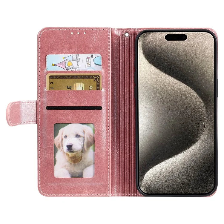 013 Style For Xiaomi Redmi 13 5G / 4G Case Anti-Fall PU Leather Phone Cover with 6 Card Slots