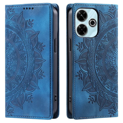 Style-010 For Xiaomi Redmi 13 5G / 4G Case Magnetic Closing Leather Phone Cover Pattern Imprinted
