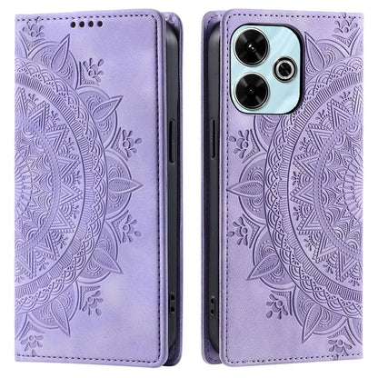 Style-010 For Xiaomi Redmi 13 5G / 4G Case Magnetic Closing Leather Phone Cover Pattern Imprinted