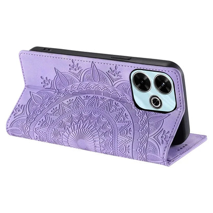 Style-010 For Xiaomi Redmi 13 5G / 4G Case Magnetic Closing Leather Phone Cover Pattern Imprinted