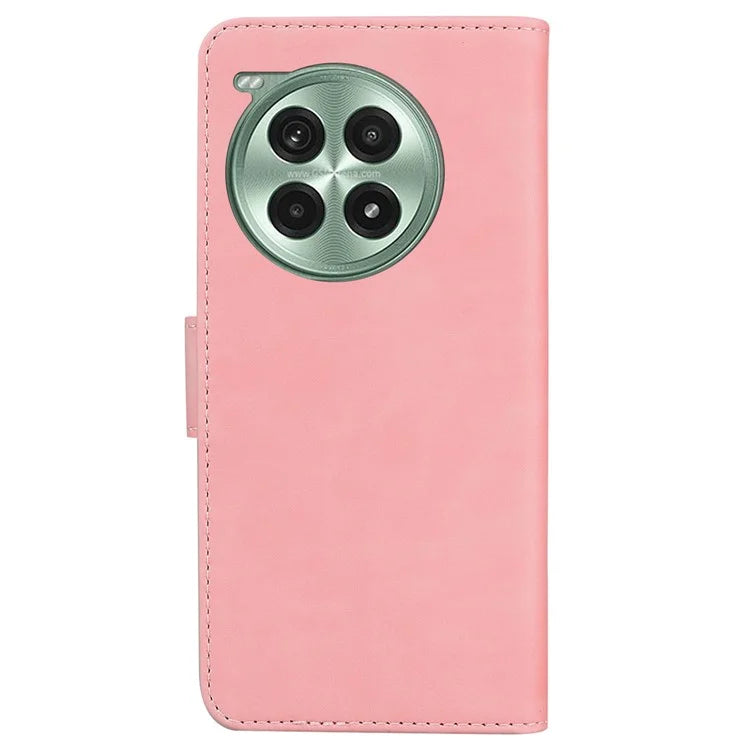 For OnePlus Ace 3 Pro 5G Stand Case PU Leather Phone Cover Butterfly Printed