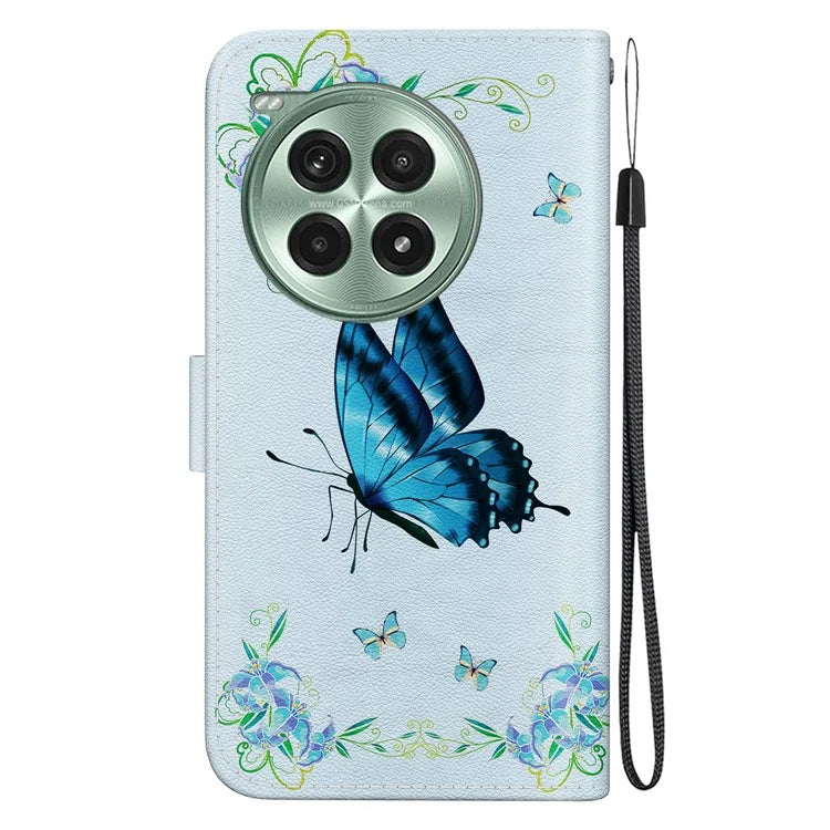 For OnePlus Ace 3 Pro 5G Wallet Case Leather Phone Cover Pattern Printing