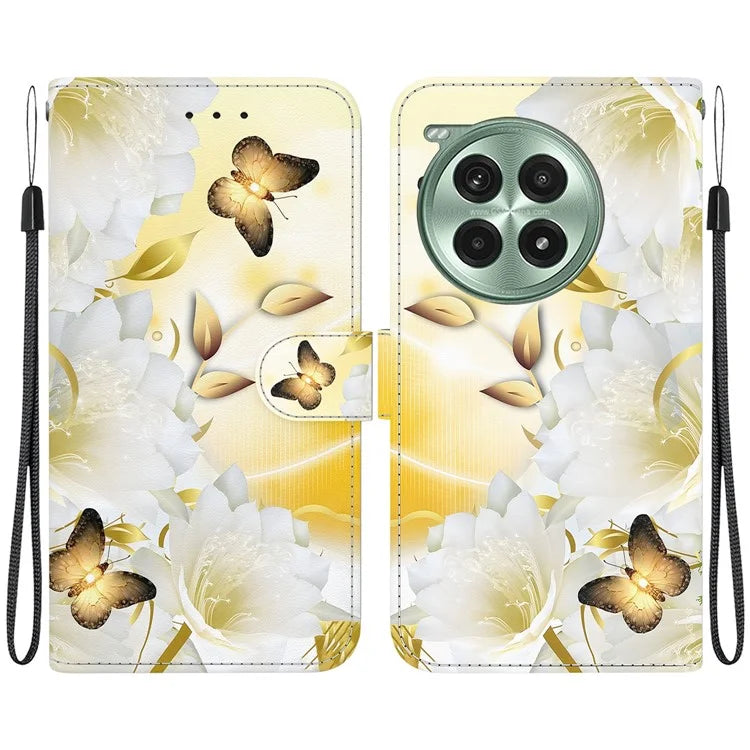 For OnePlus Ace 3 Pro 5G Wallet Case Leather Phone Cover Pattern Printing