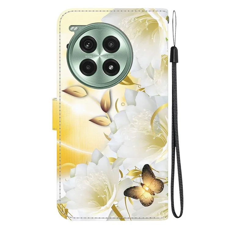 For OnePlus Ace 3 Pro 5G Wallet Case Leather Phone Cover Pattern Printing