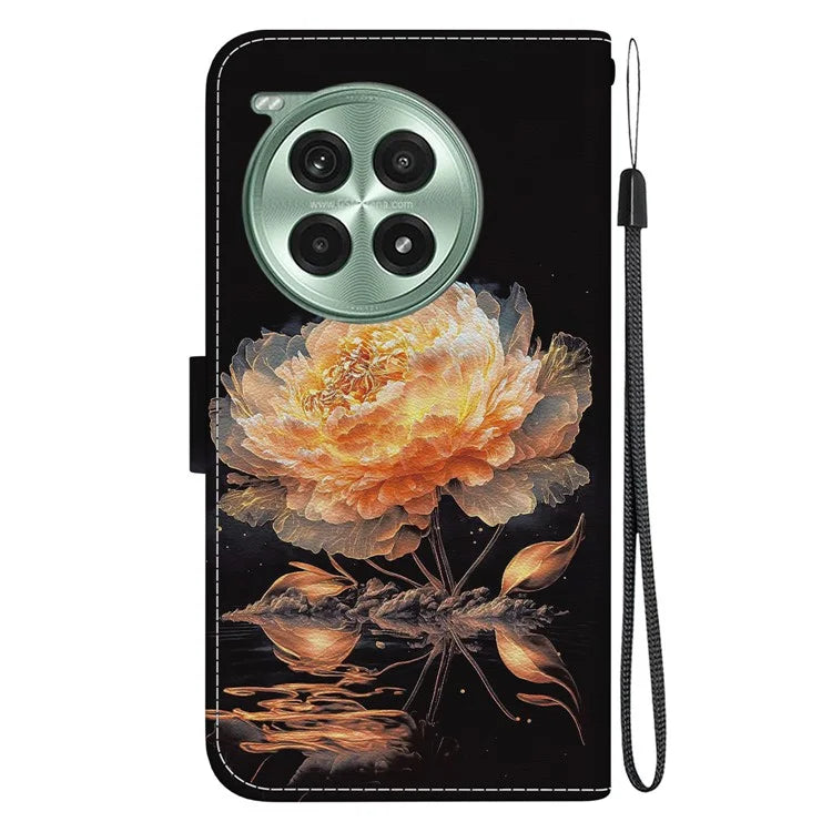 For OnePlus Ace 3 Pro 5G Wallet Case Leather Phone Cover Pattern Printing