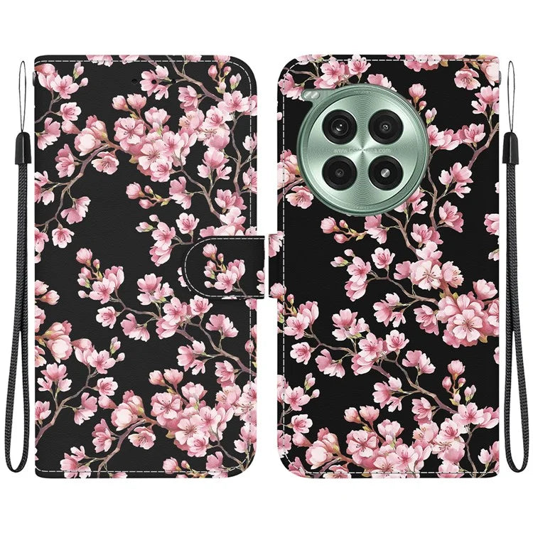 For OnePlus Ace 3 Pro 5G Wallet Case Leather Phone Cover Pattern Printing