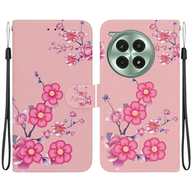 For OnePlus Ace 3 Pro 5G Wallet Case Leather Phone Cover Pattern Printing