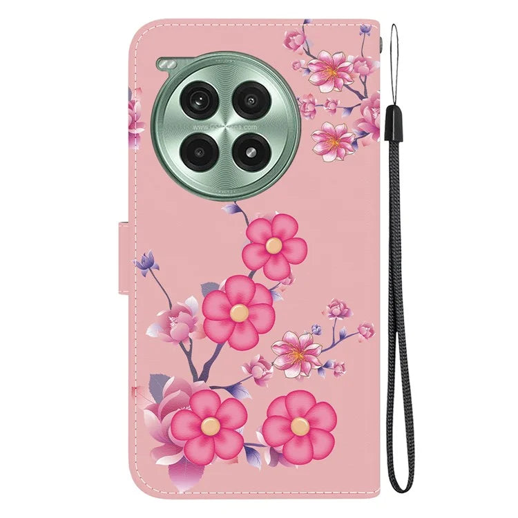 For OnePlus Ace 3 Pro 5G Wallet Case Leather Phone Cover Pattern Printing