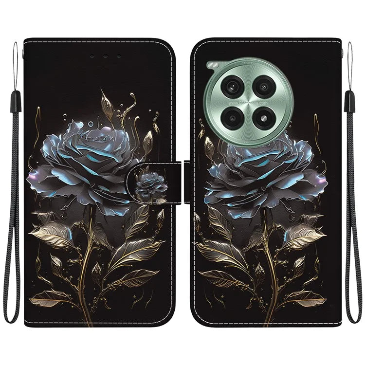 For OnePlus Ace 3 Pro 5G Wallet Case Leather Phone Cover Pattern Printing