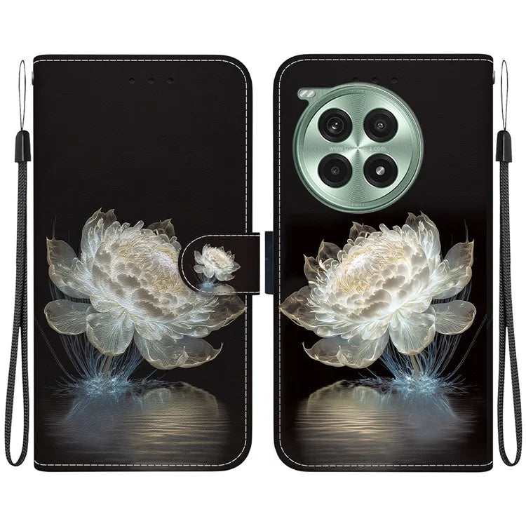 For OnePlus Ace 3 Pro 5G Wallet Case Leather Phone Cover Pattern Printing