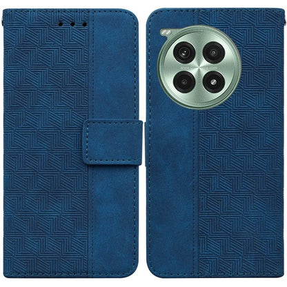 For OnePlus Ace 3 Pro 5G Case Geometry Pattern Leather Flip Wallet Phone Cover