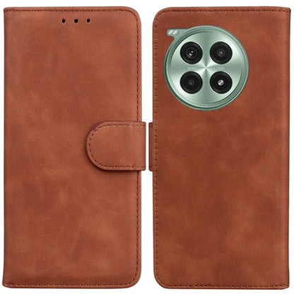 For OnePlus Ace 3 Pro 5G Phone Case Solid Color Leather Wallet Cover