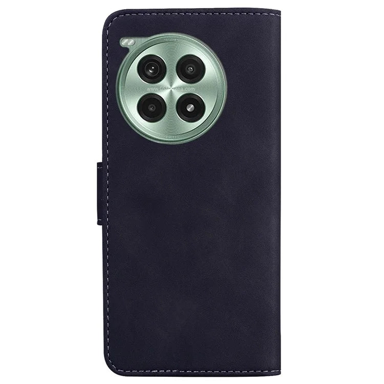 For OnePlus Ace 3 Pro 5G Phone Case Solid Color Leather Wallet Cover