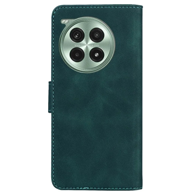 For OnePlus Ace 3 Pro 5G Phone Case Solid Color Leather Wallet Cover