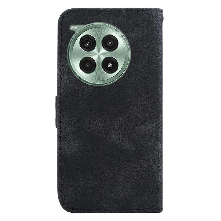 For OnePlus Ace 3 Pro 5G Stand Case 7-Shaped Pattern Imprint Leather Phone Cover