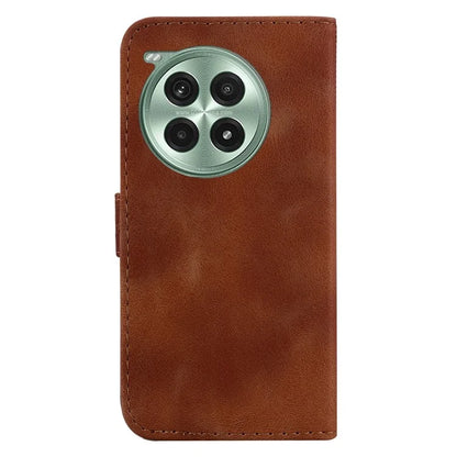 For OnePlus Ace 3 Pro 5G Stand Case 7-Shaped Pattern Imprint Leather Phone Cover