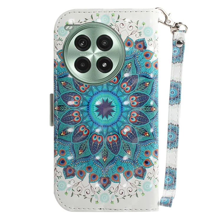 For OnePlus Ace 3 Pro 5G Case Leather Wallet Phone Cover 3D Pattern Print