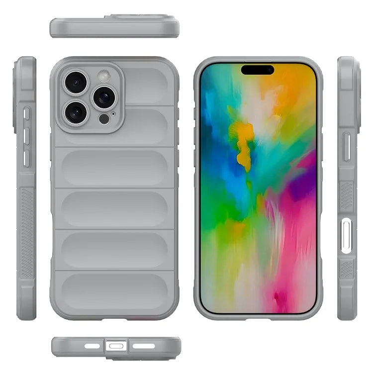 For iPhone 16 Pro Case Anti-Drop TPU Phone Cover Precise Lens Protection