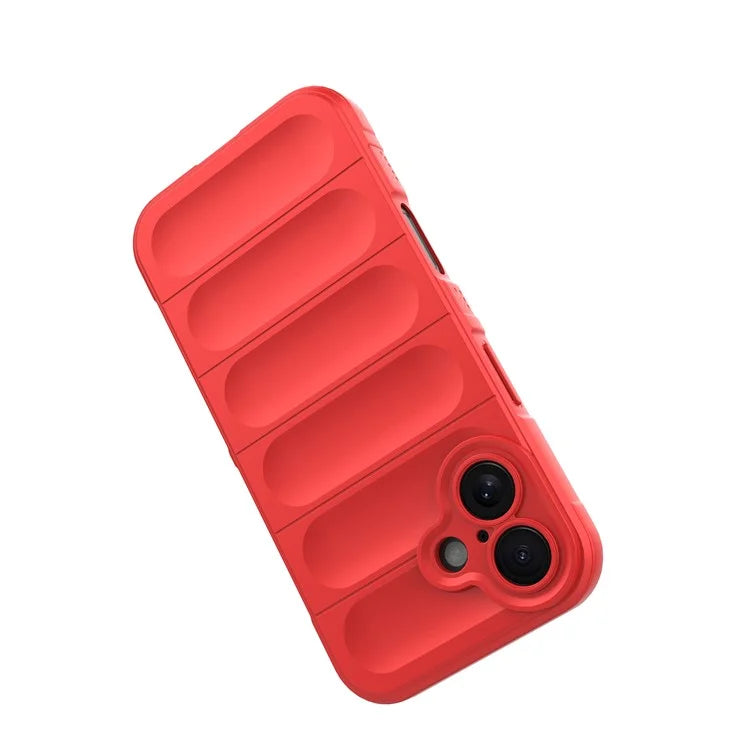 For iPhone 16 TPU Case Scratch-Resistant Rugged Back Soft Phone Cover